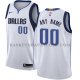 Maillot Dallas Mavericks Personnalise 2017-18 Blanc