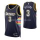 Maillot Denver Nuggets Nah'shon Hyland NO 3 Ville 2021-22 Bleu