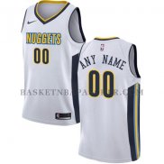 Maillot Denver Nuggets Personnalise 2017-18 Blanc