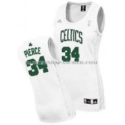 Maillot Femme Boston Celtics Pierce Blanc