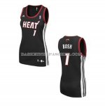 Maillot Femme Miami Heat Bosh Noir