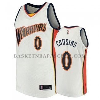 Maillot Golden State Warriors Demarcus Cousins 2009-10 Hardwood Classics Blanc