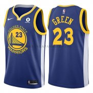 Maillot Golden State Warriors Draymond Green 2017-18 Bleu