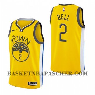 Maillot Golden State Warriors Jordan Bell Earned 2018-19 Jaune