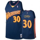 Maillot Golden State Warriors Stephen Curry 2009-10 Hardwood Classics Bleu
