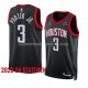 Maillot Houston Rockets Kevin Porter JR NO 3 Statement 2023-24 Noir