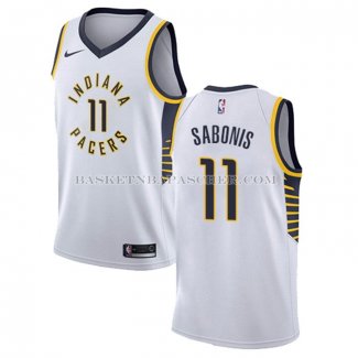 Maillot Indiana Pacers Domantas Sabonis Association Blanc