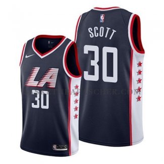 Maillot Los Angeles Clippers Mike Scott Ville 2019 Bleu