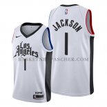 Maillot Los Angeles Clippers Reggie Jackson Classic 2019-20 Blanc
