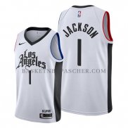 Maillot Los Angeles Clippers Reggie Jackson Classic 2019-20 Blanc