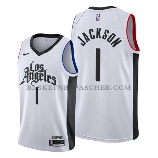 Maillot Los Angeles Clippers Reggie Jackson Classic 2019-20 Blanc