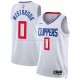 Maillot Los Angeles Clippers Russell Westbrook NO 0 Association 2022-23 Blanc