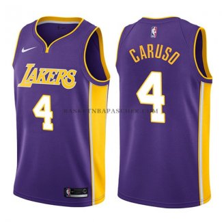 Maillot Los Angeles Lakers Alex Caruso Statehombret 2017-18 Vole