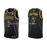 Maillot Los Angeles Lakers Carmelo Anthony NO 7 Mamba 2021-22 Noir