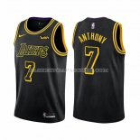 Maillot Los Angeles Lakers Carmelo Anthony NO 7 Ville Noir Maillot Los Angeles Lakers Carmelo Anthony NO 7 Ville Noir