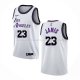 Maillot Los Angeles Lakers LeBron James NO 23 Ville 2022-23 Blanc