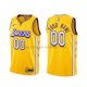 Maillot Los Angeles Lakers Personnalise Ville 2019-20 Jaune
