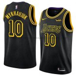 Maillot Los Angeles Lakers Sviatoslav Mykhailiuk Ciudad 2018 Noi