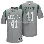Maillot Manche Courte Boston Celtics Olynya Gris