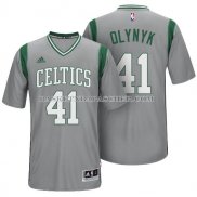 Maillot Manche Courte Boston Celtics Olynya Gris