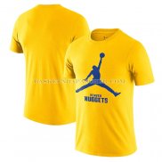 Maillot Manche Courte Denver Nuggets Essential Jumpman Jaune