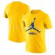 Maillot Manche Courte Denver Nuggets Essential Jumpman Jaune