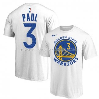 Maillot Manche Courte Golden State Warriors Chris Paul Association 2022-23 Blanc