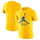Maillot Manche Courte Golden State Warriors Essential Jumpman Jaune