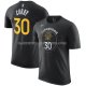 Maillot Manche Courte Golden State Warriors Stephen Curry Ville 2022-23 Noir