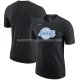 Maillot Manche Courte Los Angeles Lakers Ville Edition Noir