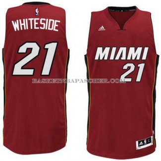 Maillot Miami Heat Whiteside Rouge