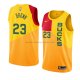 Maillot Milwaukee Bucks Sterling Brown Ville 2018-19 Jaune