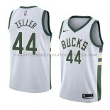 Maillot Milwaukee Bucks Tyler Zeller Association 2018 Blanc Men'