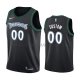 Maillot Minnesota Timberwolves Personnalise Hardwood Classic 2017-18 Noir