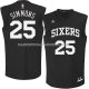 Maillot Mode Noir Philadelphia 76ers Simmons Noir