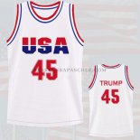 Maillot NBA USA 1992 Trump Blanc