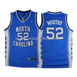 Maillot NCAA Universidad de Carolina del Norte Worthy Bleu