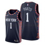 Maillot New York Knicks Bobby Portis Ville 2019 Bleu