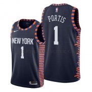 Maillot New York Knicks Bobby Portis Ville 2019 Bleu