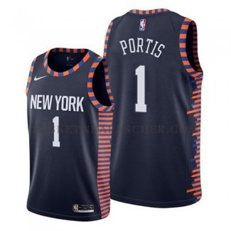 Maillot New York Knicks Bobby Portis Ville 2019 Bleu