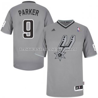Maillot Noel 2013 San Antonio Spurs Parker Gris