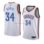 Maillot Oklahoma City Thunderr Tyler Davis Association 2018 Blan