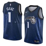 Maillot Orlando Magic Jonathan Isaac Ciudad 2018 Bleu
