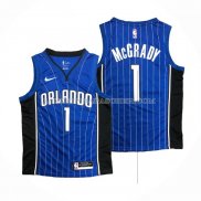 Maillot Orlando Magic Tracy McGrady NO 1 Association Bleu