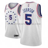 Maillot Philadelphia 76ers Amir Johnson Earned 2018-19 Gris