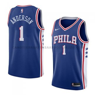 Maillot Philadelphia 76ers Justin Anderson Icon 2018 Bleu