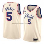 Maillot Philadelphia 76ers Landry Shamet Ville 2018 Crema