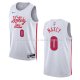Maillot Philadelphia 76ers Tyrese Maxey NO 0 Ville 2022-23 Blanc