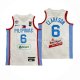 Maillot Philippine Jordan Clarkson NO 6 Jeux Olympiques 2024 Blanc