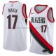 Maillot Portland Trail Blazers Ed Davis Association 2018 Blanc